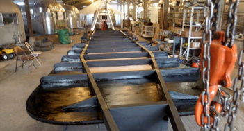 airstream frame off floor replacement - uk restoration