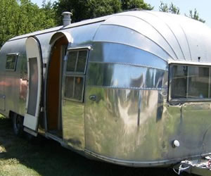 1956 Airstream Overlander 26' 13 panel end caps, twin axle